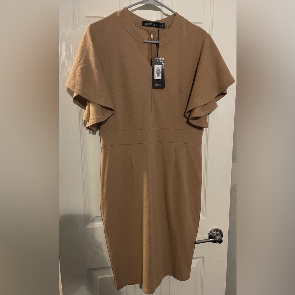 New XL TAN DRESS